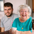 What is the word for caring for old people?