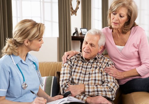 How does home health care differ from hospice care?